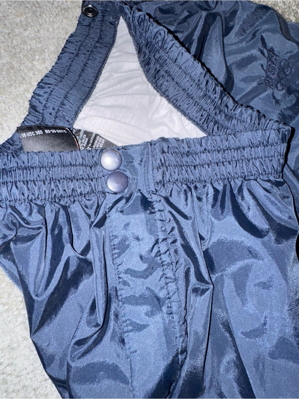 Vintage 90’s Olympics black label JC Penny Women's Navy Track Pants - Picture 8 of 11